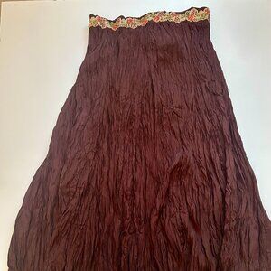 NWT Gorgeous boho skirt with embellished waistline.